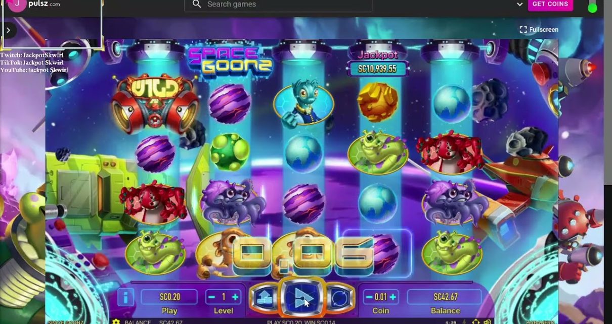 Space Invaders Chumba Online Casino Jackpot Skwirl NEW GAME