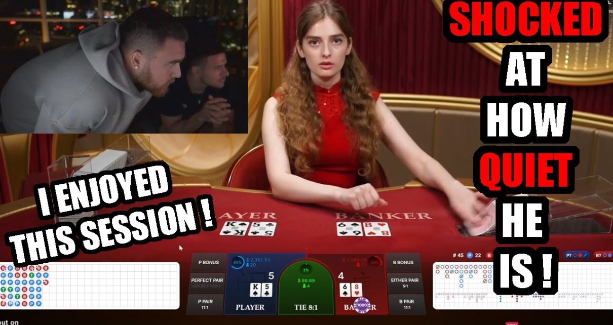 THE MOST QUIET BACCARAT SESSION !!! ACTUALLY ENJOYABLE !!