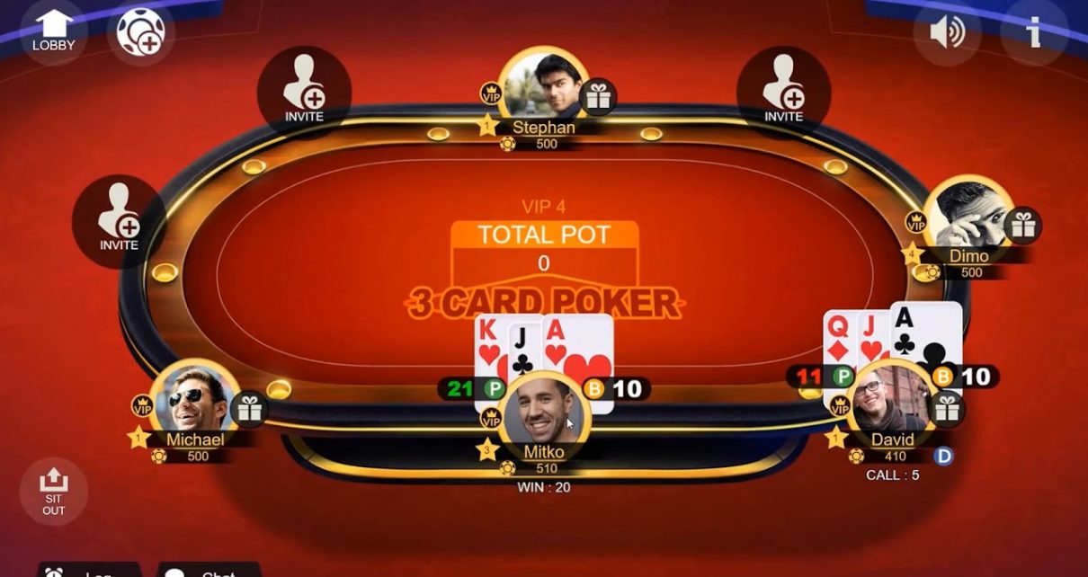 Three Card Poker – Online Casino Table Game