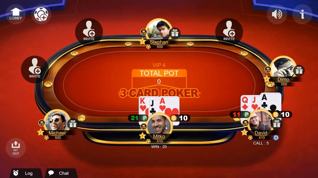 Three Card Poker - Online Casino Table Game