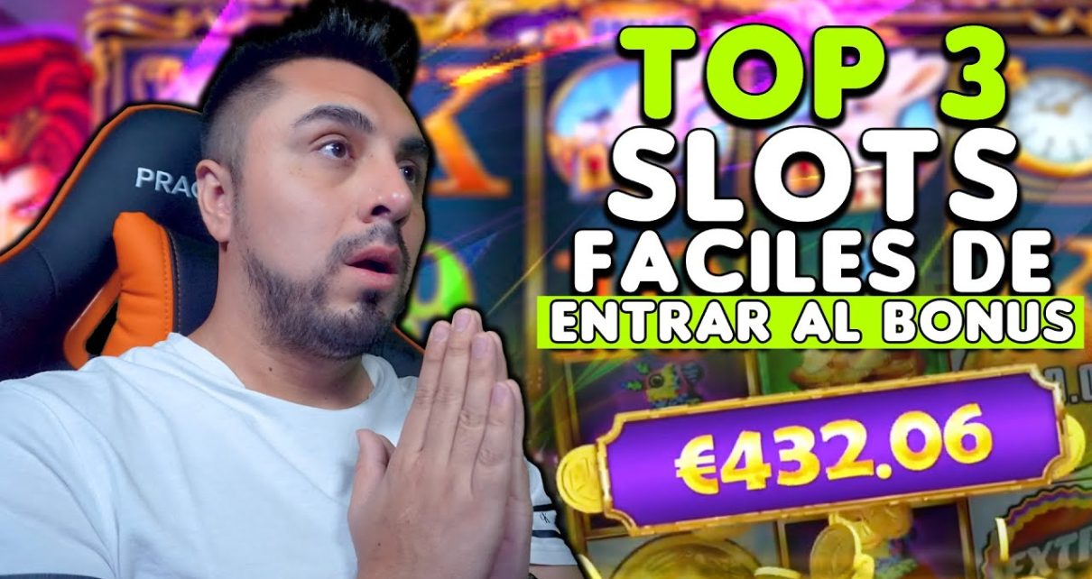 Top 3 SLOTS mas fáciles de entrar al bonus | PKM