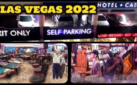 Water Falls In Casinos As Flash Floods Hit Las Vegas, Nevada! US (July 28, 2022)