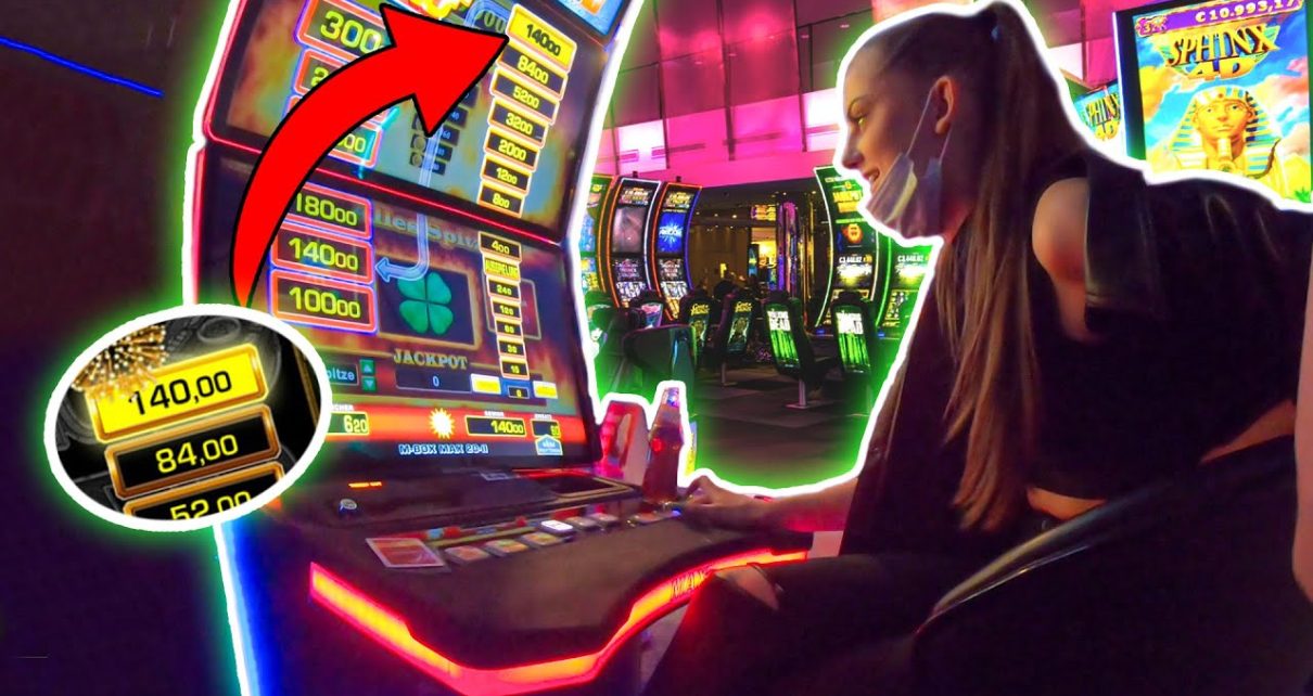 Wie HOCH drückt meine FREUNDIN die LEITER im CASINO??? | Krasse GEWINNE | TomSprm