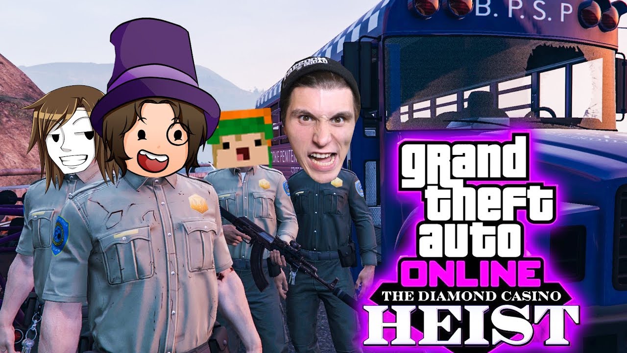 Wir KLAUEN den GEFÄNGNISBUS! | GTA 5 Online Casino Heists