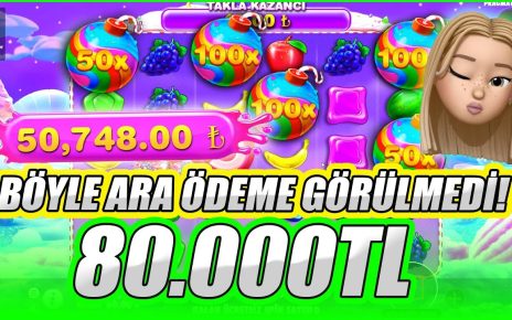 ? #sweetbonanza ? Martingel Taktiği İle 80.000₺ Kazanç! Sweet Bonanza 100X #slotvideoları #casino