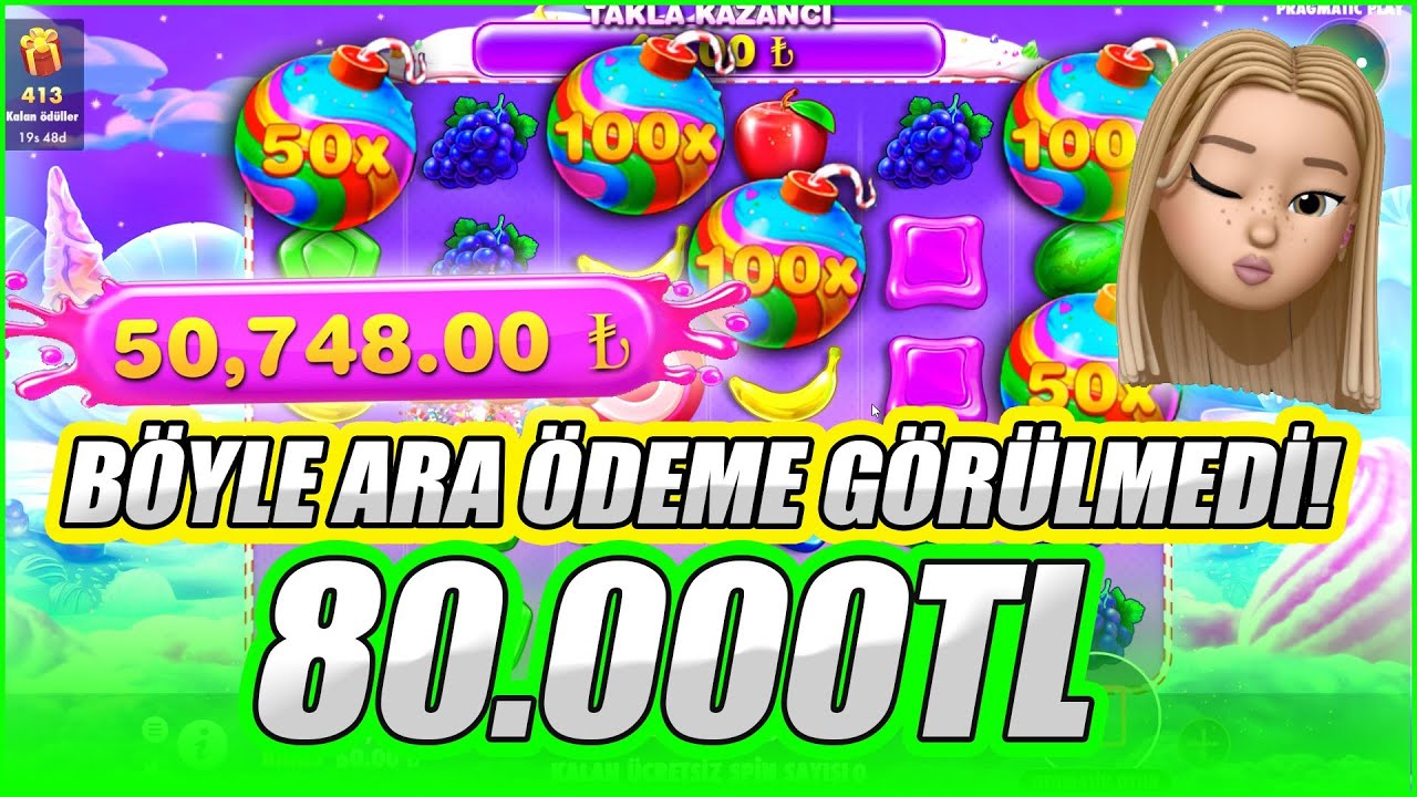 ? #sweetbonanza ? Martingel Taktiği İle 80.000₺ Kazanç! Sweet Bonanza 100X #slotvideoları #casino