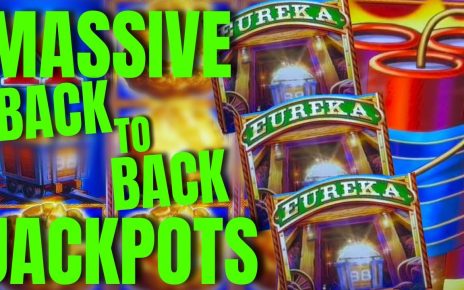 4 HUGE JACKPOTS! JUST EPIC ON EUREKA LOCK IT LINK SLOT MACHINE LIVE PLAY @Yaamava' Resort & Casino