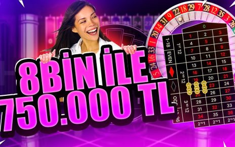 8 BİN İLE 750.000 TL LİGHTNİNG RULET DÜNYA REKORU! #rulet #roulette #casino