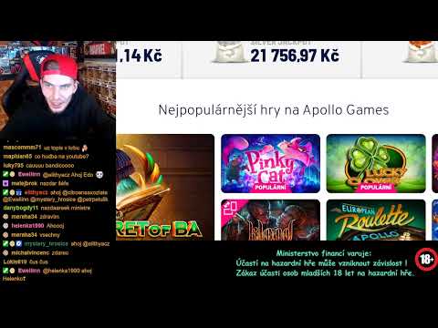 APOLLO GAMES ONLINE CASINO • 23.9.2022 • KOMPLETNÍ ZÁZNAM STREAMU