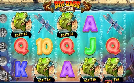 BIG BASS SPLASH – 5 SCATTERS BONUS – I GOT 20 FREE SPINS CASINO SLOT ONLINE BIG WIN