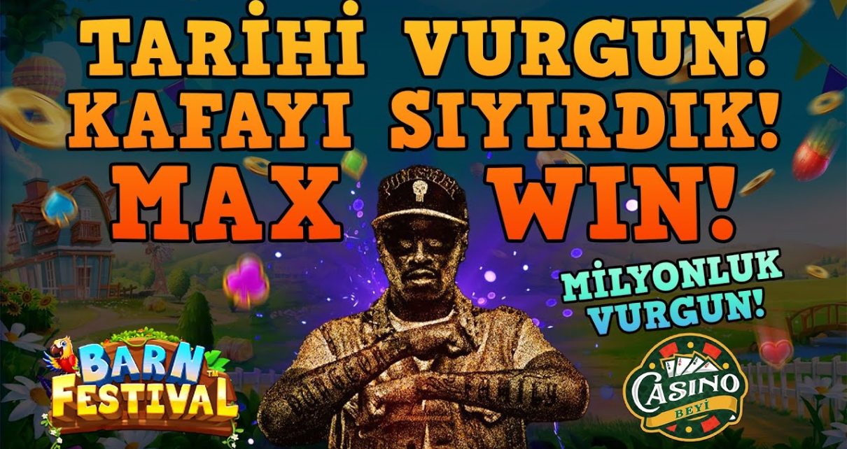 ?#BarnFestival'de ?MİLYONER? Olduk! Casino Beyi #slot#casino#slotoyunları#slotvurgunları#slotvurgun