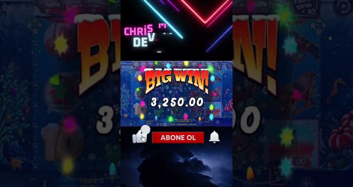 CHRİSTMAS BİG BASS BONANZA ÇOK İYİ ÖDEDİ! #casino #slot #shorts #aviator