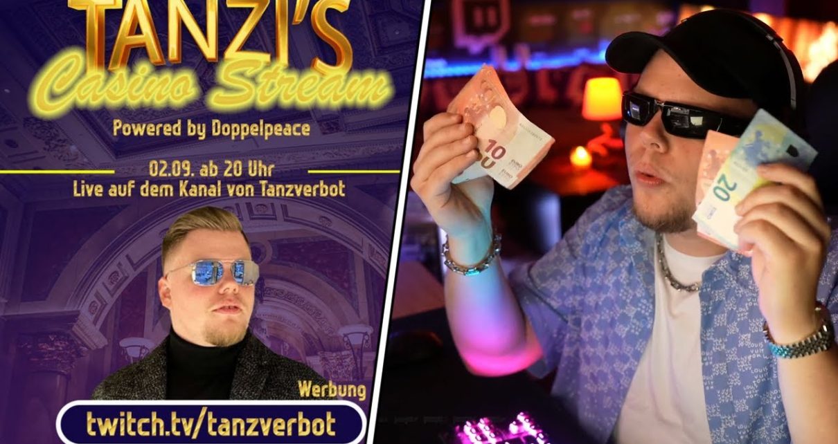 Der ERSTE CASINO STREAM von TANZVERBOT ?