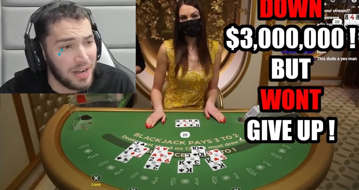 Down ,000,000 Adin Ross Goes To BlackJack !!!