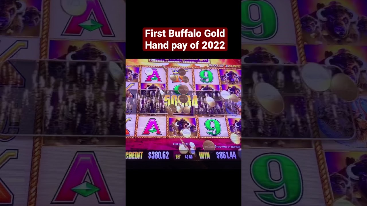 FIRST 2022 BUFFALO GOLD JACKPOT HAND PAY @Graton Casino | NorCal Slot Guy #shorts