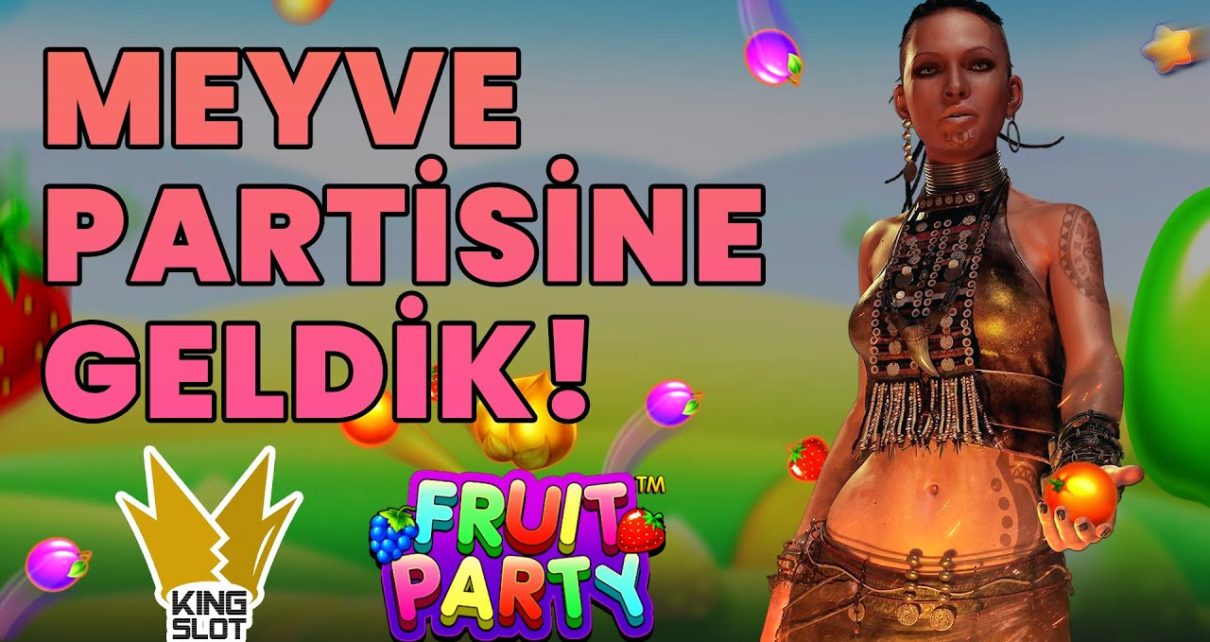 #FruitParty'de Patlayan Meyveler Var Dediler Geldik! – King Slot #casino#slotoyunları#slot#pragmatic