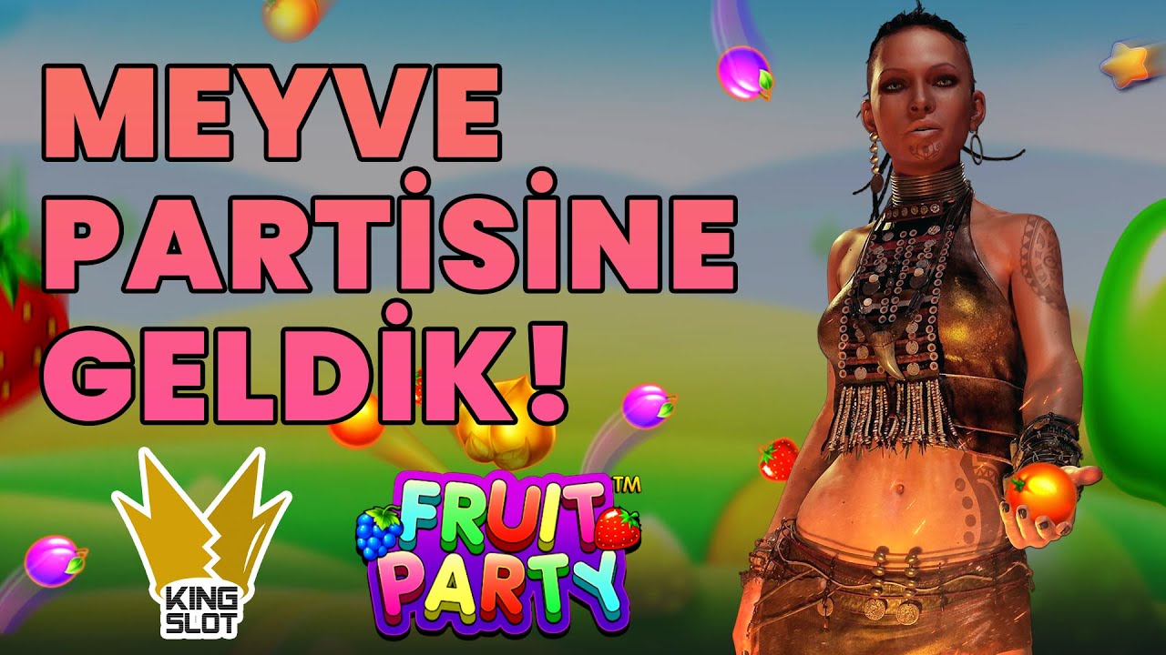 #FruitParty'de Patlayan Meyveler Var Dediler Geldik! - King Slot #casino#slotoyunları#slot#pragmatic