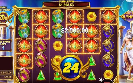 GATES OF OLYMPUS! ? HUGE WIN – HIT 10 CROWNS 24X MULTIPLIER – BIG BONUS BUY CASINO SLOT ONLINE GAME