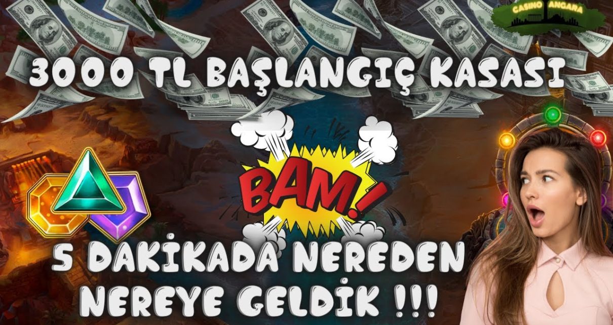 GEMS BONANZA | 3.000 TL Kasayı Nerelere Taşıdık ⚠️ Bu Oyun Çıldırmış  |  #Slot #Casino #SlotOyunları