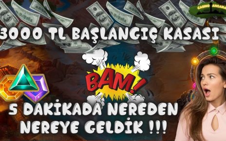 GEMS BONANZA | 3.000 TL Kasayı Nerelere Taşıdık ⚠️ Bu Oyun Çıldırmış  |ı