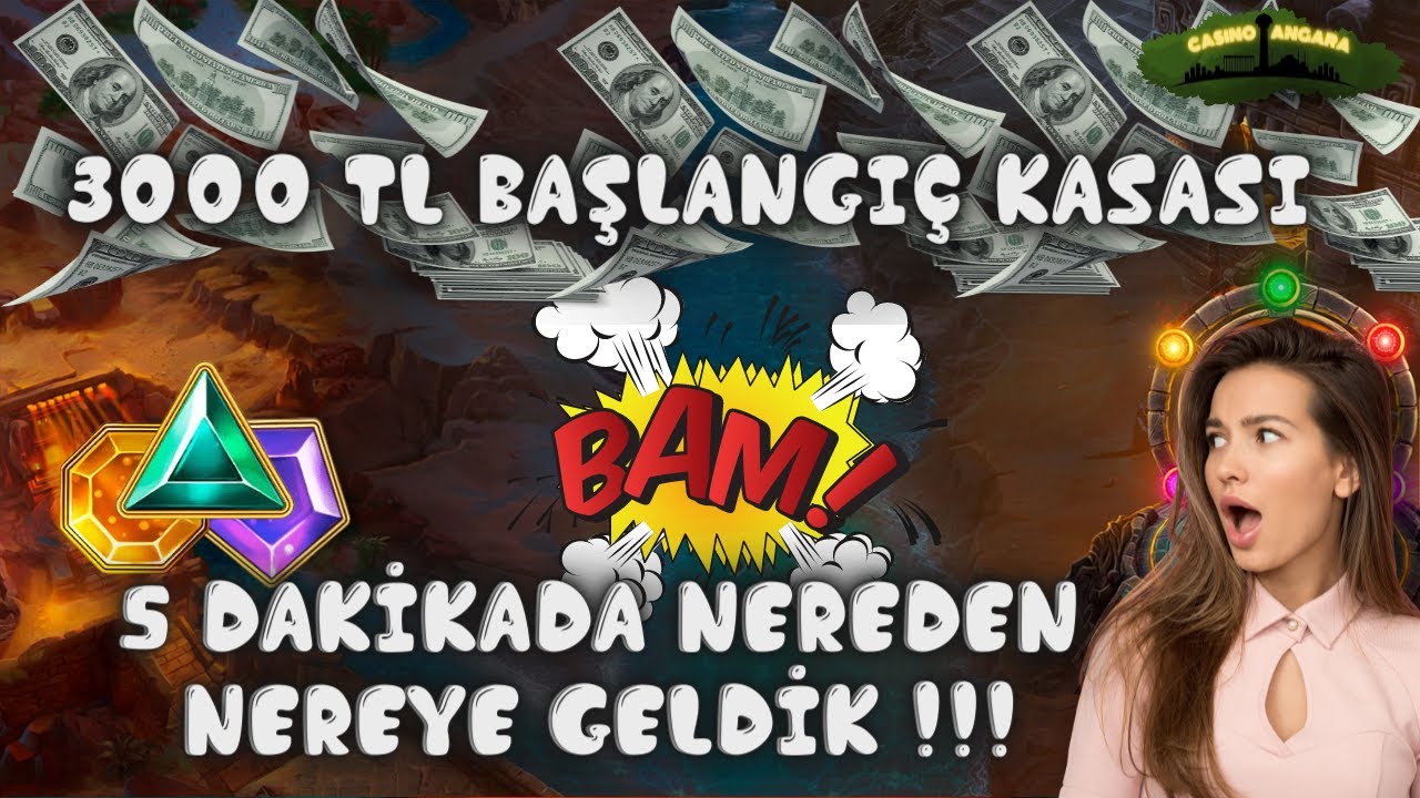 GEMS BONANZA | 3.000 TL Kasayı Nerelere Taşıdık ⚠️ Bu Oyun Çıldırmış  |  #Slot #Casino #SlotOyunları