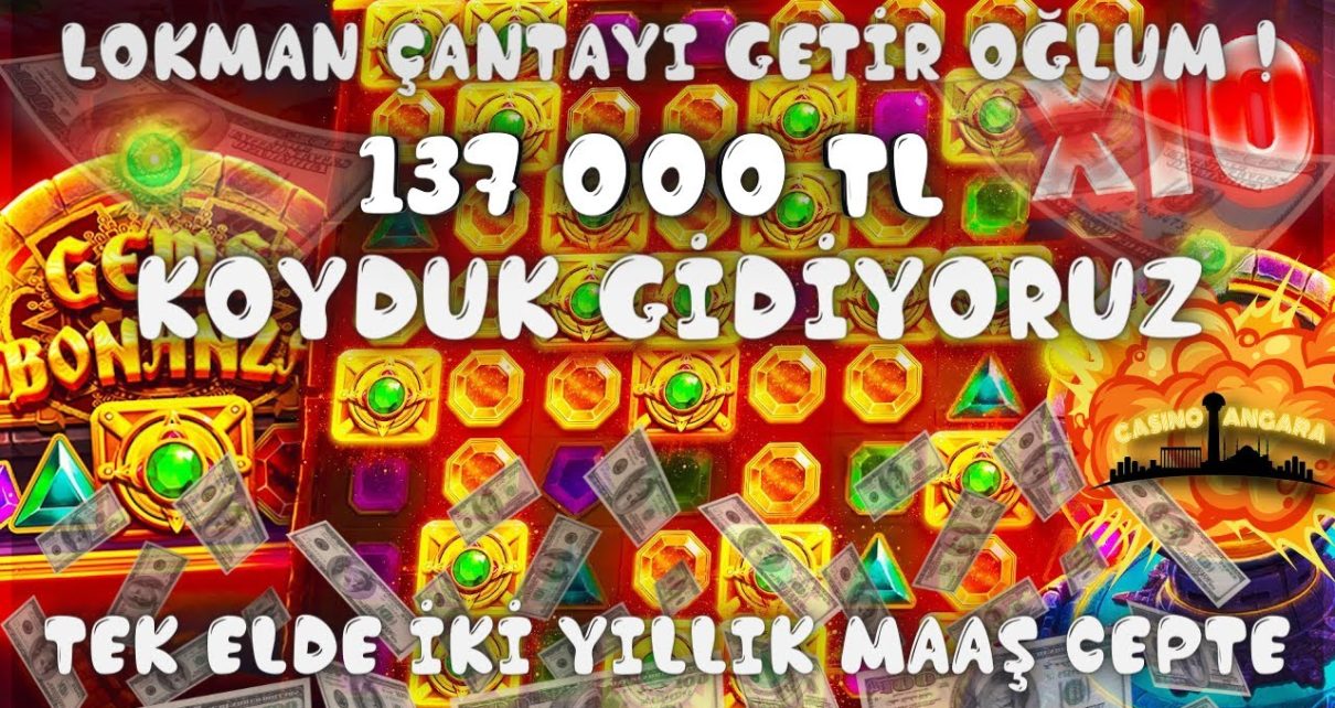 GEMS BONANZA | ? TARİHİ ÖDEME ALDIK TEK ELDE ? 137K KOYDUK ÇANTAMIZA ?|  #Slot #Casino #SlotOyunları