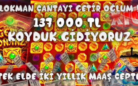 GEMS BONANZA | ? TARİHİ ÖDEME ALDIK TEK ELDE ? 137K KOYDUK ÇANTAMIZA ?|  #Slot #Casino #SlotOyunları