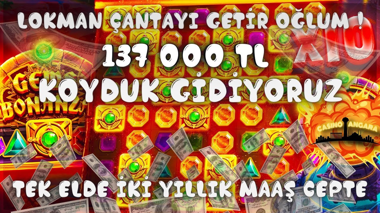 GEMS BONANZA | ? TARİHİ ÖDEME ALDIK TEK ELDE ? 137K KOYDUK ÇANTAMIZA ?|  #Slot #Casino #SlotOyunları