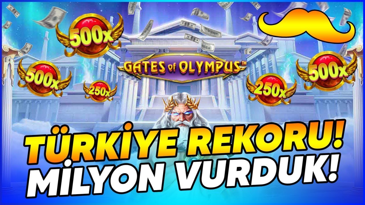 Gates Of Olympus MİLYON KAZANDIK! l TÜRKİYE REKORU! #gatesofolympus #slotvideoları #casino