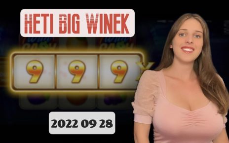 Heti Big Winek online casino játékokkal – 2022 Szeptember 28