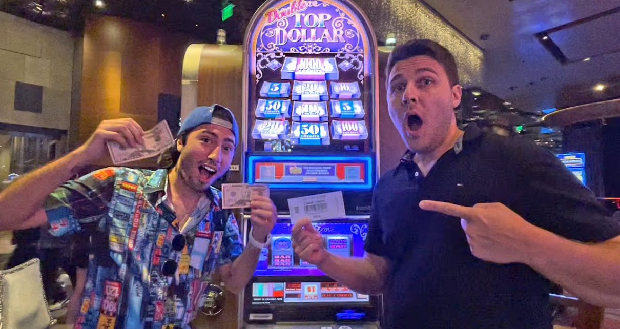 Jeg spilte en topp dollarautomat på Aria Casino i Las Vegas!