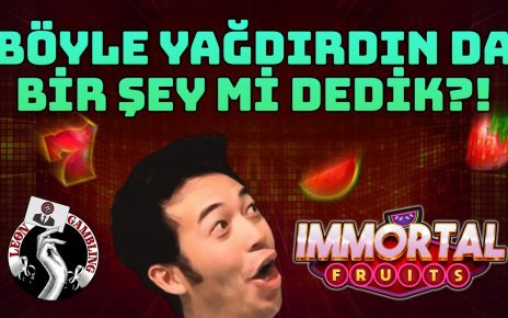 #ImmortalFruits'te Çarkıfelekten Bombaladık! – Leon Gambling #slot #casino #slotizle #nolimitcity