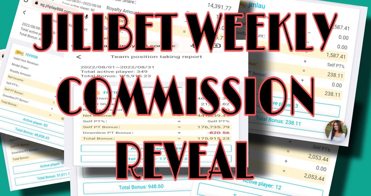 JILIBET WEEKLY COMMISSION REVEAL | JILIBET ONLINE CASINO #incomereveal #jilibet