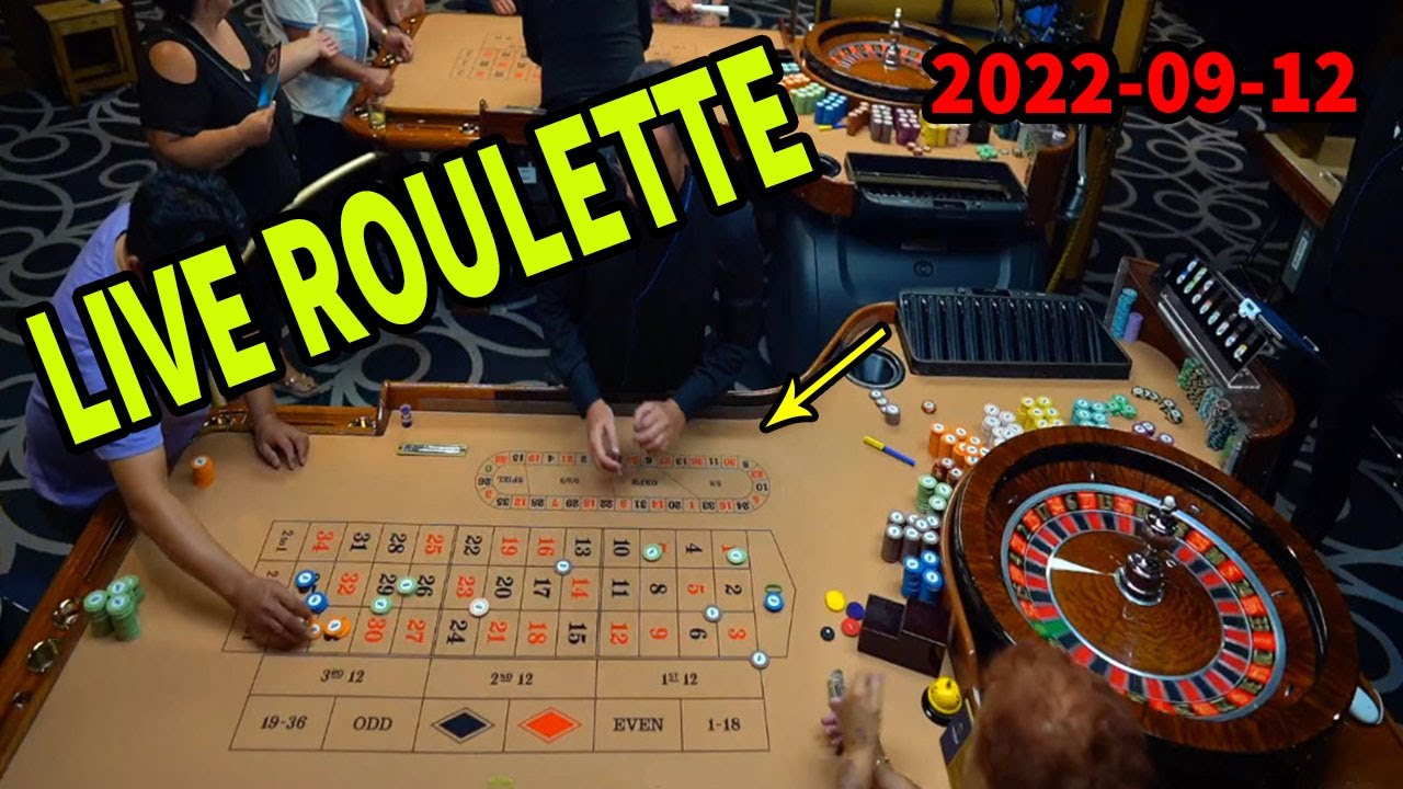 LIVE ROULETTE⚠️ Real Casino Table Night Monday Special Bet  ✔️ 2022-09-12