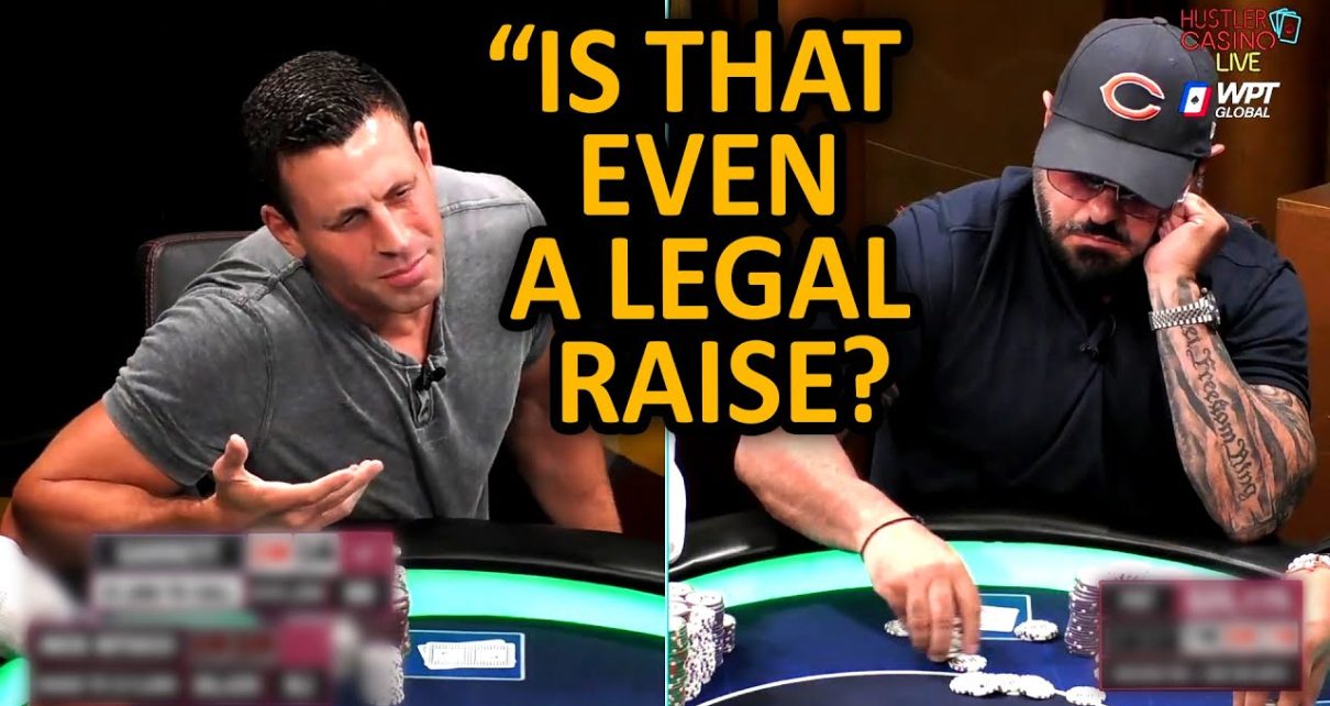 Nick Raises Garrett Adelstein With Ace High @Hustler Casino Live