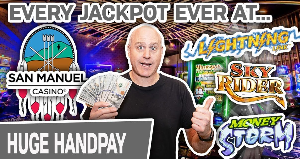 ? No WAY! EVERY Jackpot I’ve EVER Hit @ San Manuel Casino ⚡ Lightning Link, Money Storm, Sky Rider!