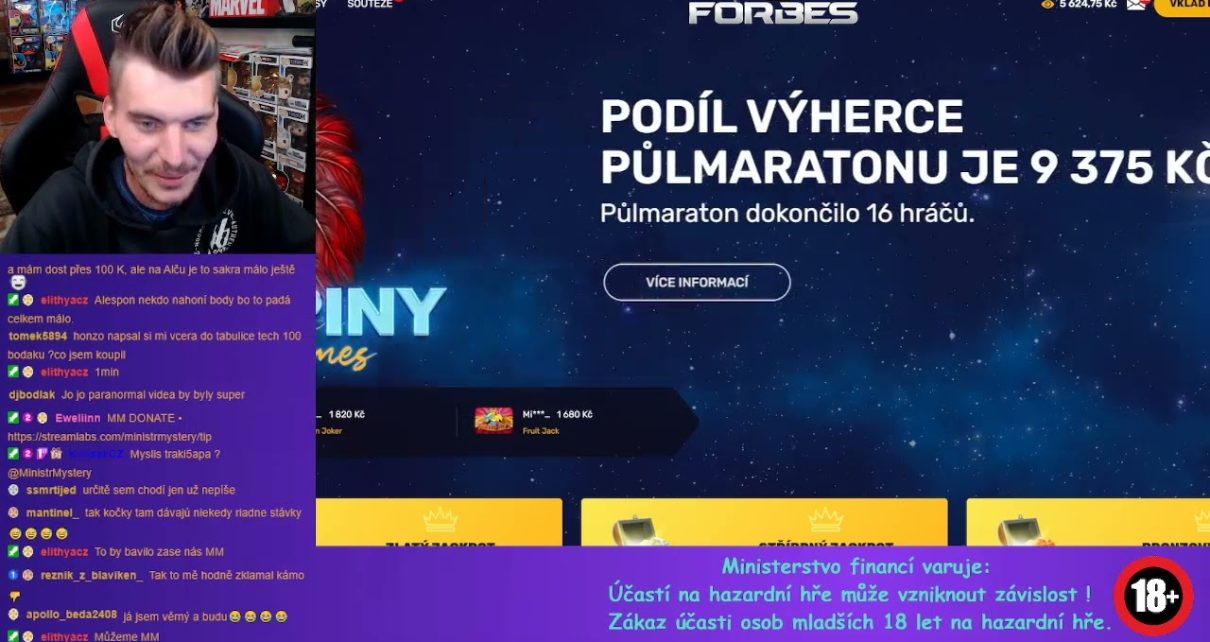 Online casino Forbescasino.cz – Ministr Mystery hraje nové hry.