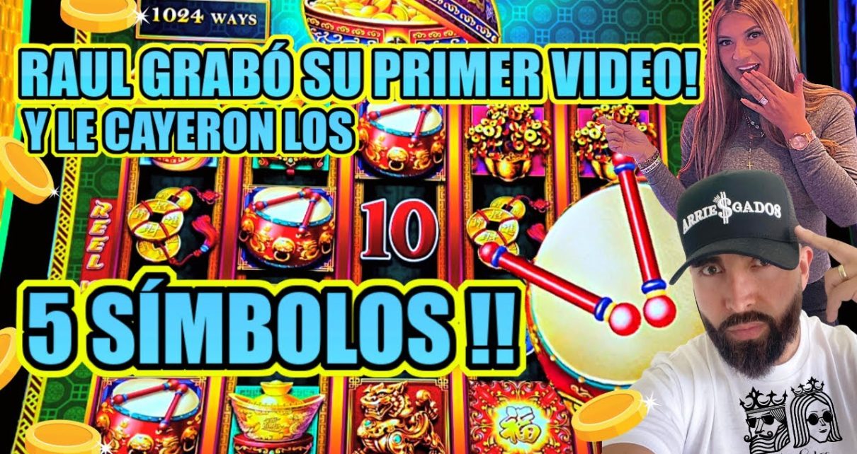 ? POR FIN SE ARRIESGÓ EN GRABAR Y LE CAYERON LOS 5 SIMBOLOS EN DANCING DRUMS SLOT MACHINE