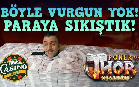 ?#PowerOfThor'da Efsane Ötesi Vurgun! – Casino Beyi #slot #slotoyunları #casino#pragmatic#slotvurgun