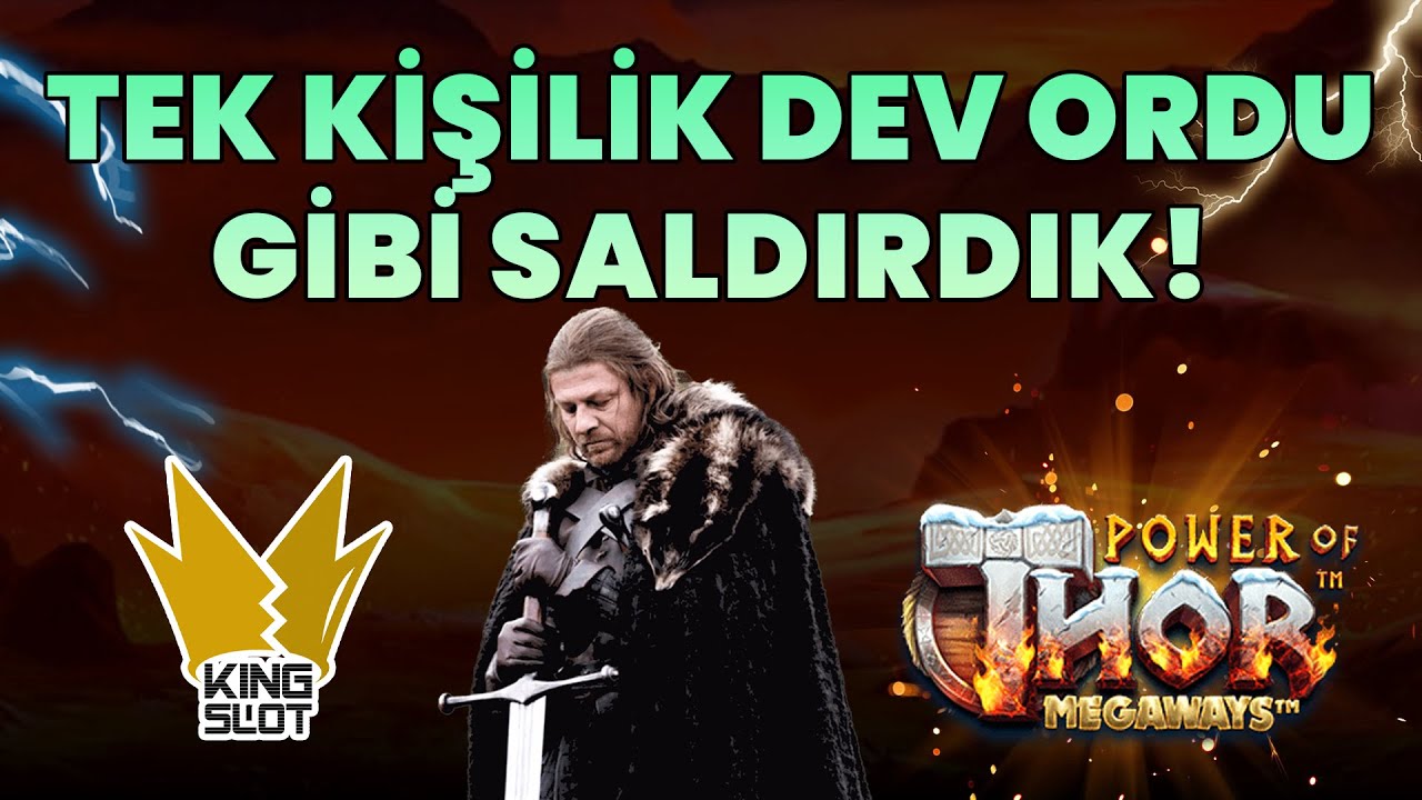 #PowerOfThor'da Gücümüzü Göstermeye Geldik! - King Slot #casino#slot#slotvideo#slotizle#pragmatic