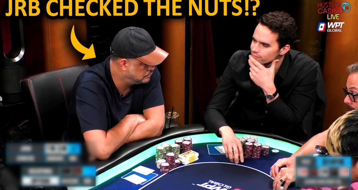 River STAREDOWN in 0,000 Pot! Alan Keating vs JRB @Hustler Casino Live