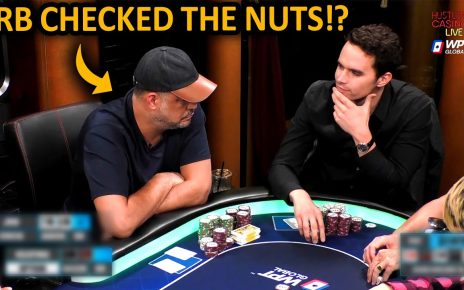 River STAREDOWN in 0,000 Pot! Alan Keating vs JRB @Hustler Casino Live