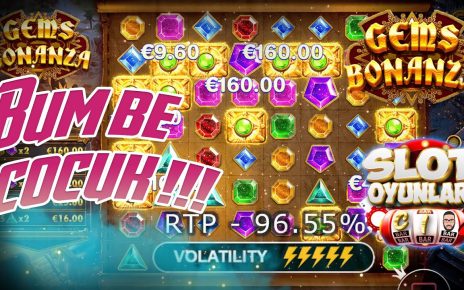 SLOT OYUNLARI ⭐️✴️ GEMS BONANZA ⭐️✴️? ÇOK FENA VURGUN VAR? #slot #slotoyunları #casino