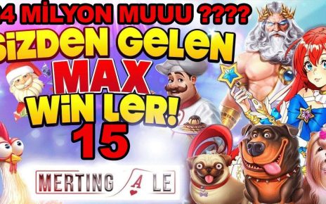 SLOT OYUNLARI ?? SİZDEN GELEN REKOR KAZANÇLAR 15?? 24 MİLYON MUUUU ??? ? #slot #slotoyunları #casino