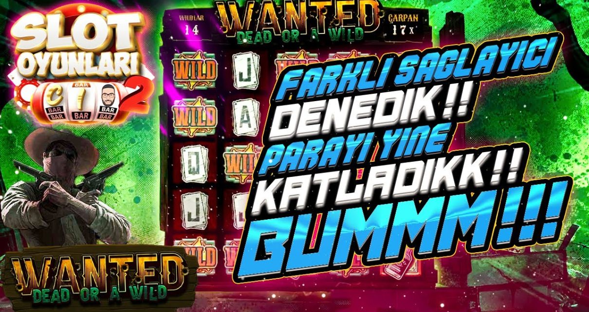 SLOT OYUNLARI ? WANTED DEAD OR A WILD ? VURGUNA DOYMUYORUZZZ?? #slot #slotoyunları #casino