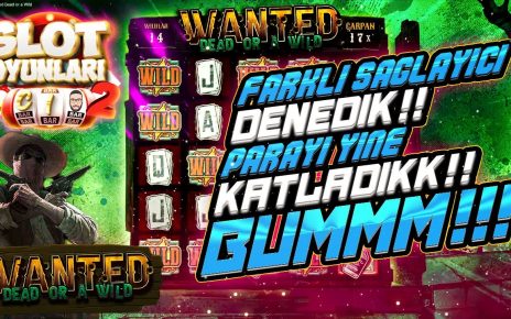 SLOT OYUNLARI ? WANTED DEAD OR A WILD ? VURGUNA DOYMUYORUZZZ?? #slot #slotoyunları #casino