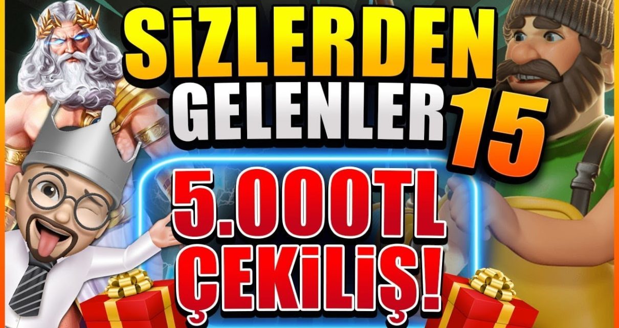 SLOT SİZDEN GELENLER ⭐ ? 5000₺ ÇEKİLİŞ ⭐ ? SLOT OYUNLARI MAX WİN  15 ?⭐#slot #slotoyunları #casino