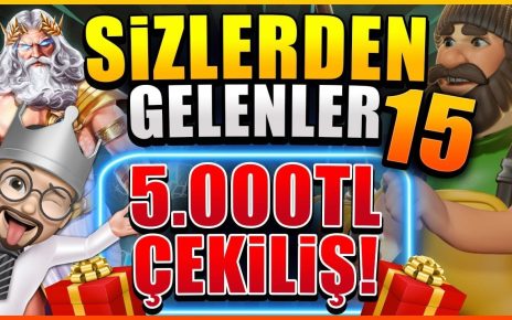 SLOT SİZDEN GELENLER ⭐ ? 5000₺ ÇEKİLİŞ ⭐ ? SLOT OYUNLARI MAX WİN  15 ?⭐#slot #slotoyunları #casino