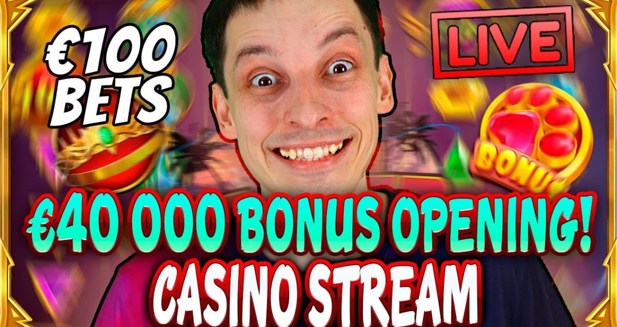 SLOTS LIVE ? MAX BETS €40 000 BONUS HUNT! Casino Stream Big Wins with mrBigSpin