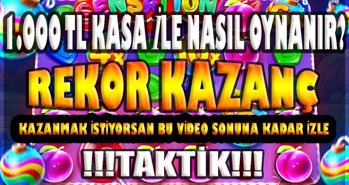 SWEET BONANZA | 1.000 TL Küçük Kasa Yeni Taktik REKOR KAZANÇ | #slot #casino #sweetbonanza #100x#50x